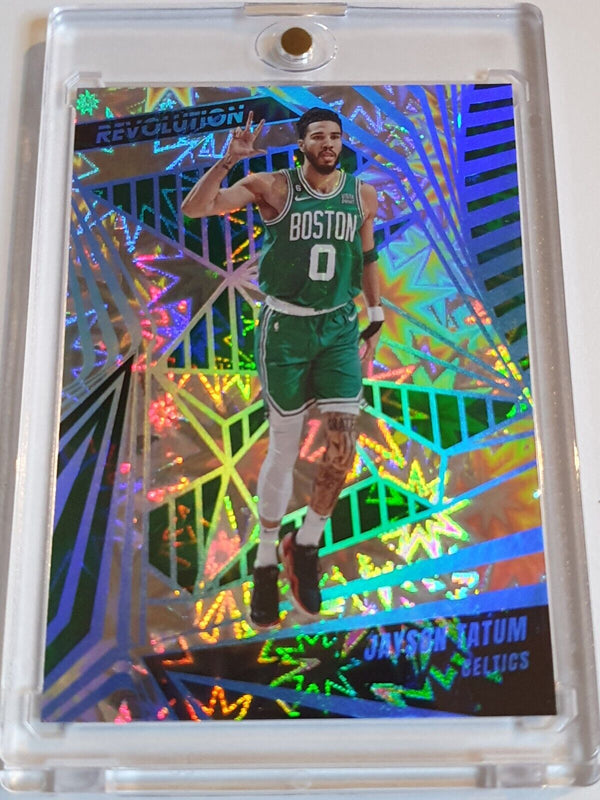 2023 Panini Revolution Jayson Tatum #35 IMPACT /149 Holo - Ready to Grade
