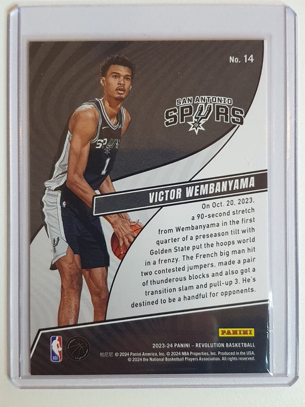 2023 Panini Revolution Victor Wembanyama #14 Rookie Revolution RC - Rare