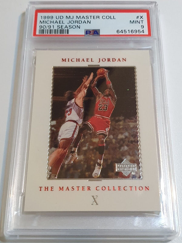 1999 UD MJ Master Collection Michael Jordan /500 - PSA 9 (POP 15)
