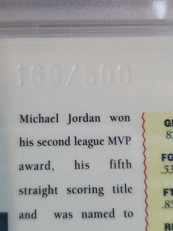 1999 UD MJ Master Collection Michael Jordan /500 - PSA 9 (POP 15)
