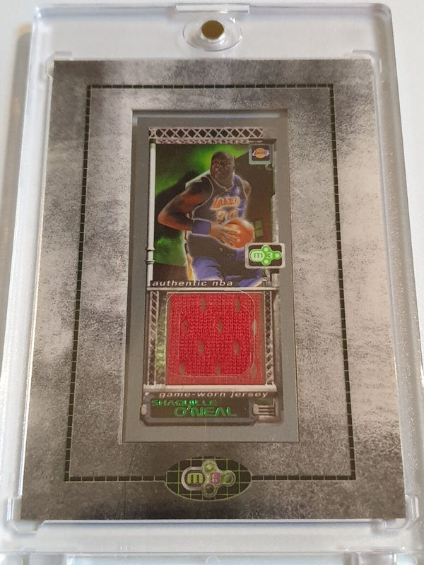 2003 Topps Rookie Matrix Shaquille O'Neal #PATCH Game Worn Jersey Patch - Rare