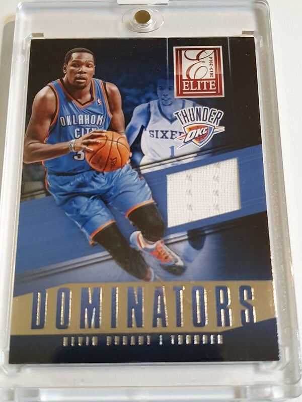 2013 Panini Elite Kevin Durant #PATCH Game Worn Jersey - Ready to Grade