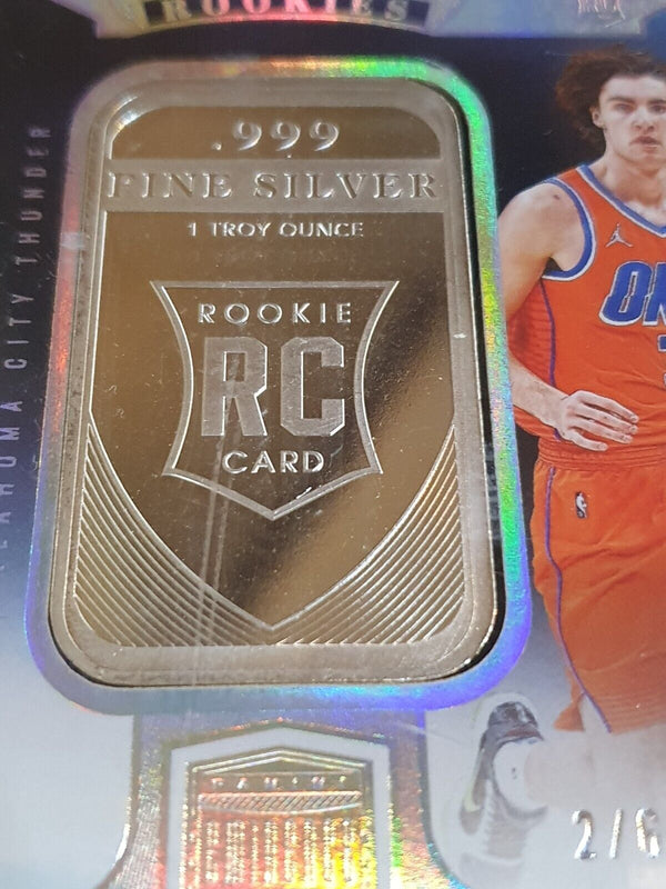 2021 Eminence Josh Giddey Rookie SILVER BAR /6 RC SSP - Panini Sealed