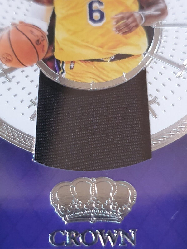 2021 Panini Crown Royale Lebron James #PATCH Game Worn Jersey - PSA 9 (POP 7)