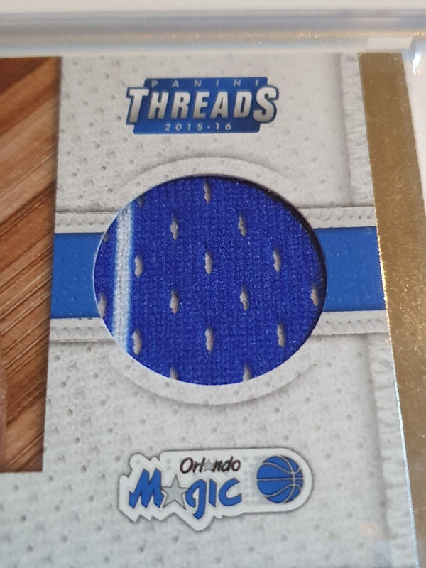 2015 Panini Threads Shaquille O'Neal #PATCH /199 Game Worn 2 Color Jersey - Rare
