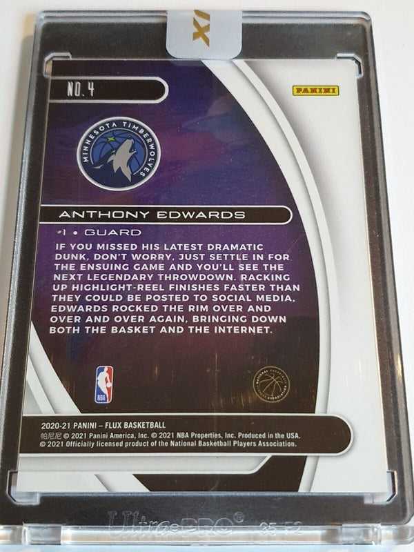 2020 Flux Anthony Edwar Rookie #4 TITAN Uncirculated Encased RC - Panini Sealed