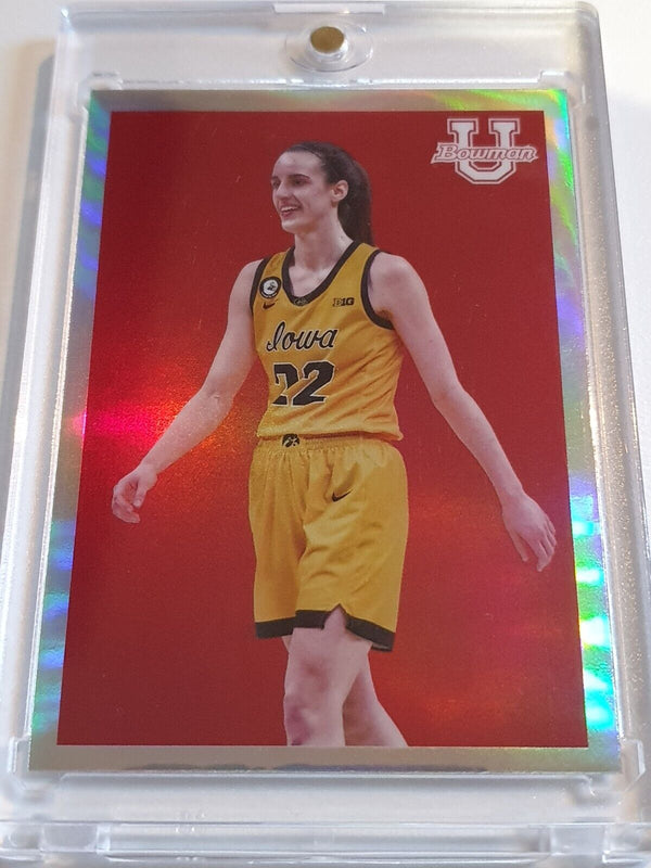 2022 Bowman University Caitlin Clark Rookie 