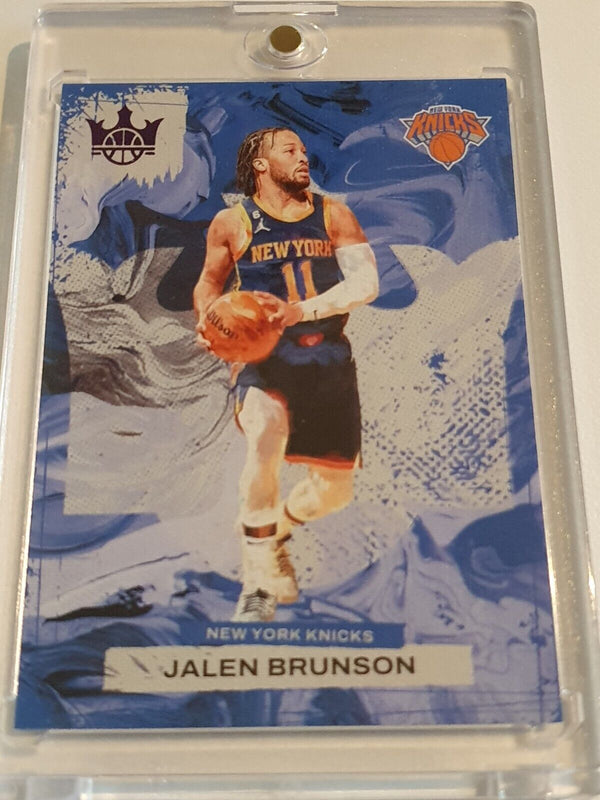 2023 Panini Court Kings Jalen Brunson #10 VIOLET /49 Edition - Ready for Grading