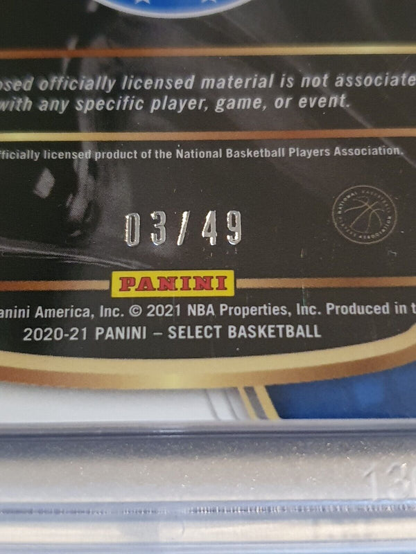 2020 Panini Select Tyrese Maxey Rookie #PATCH COPPER /49 Jersey RC - Rare