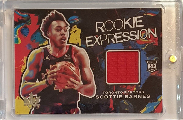 2021 Panini Court Kings Scottie Barnes #PATCH Rookie Expression Jersey - Rare