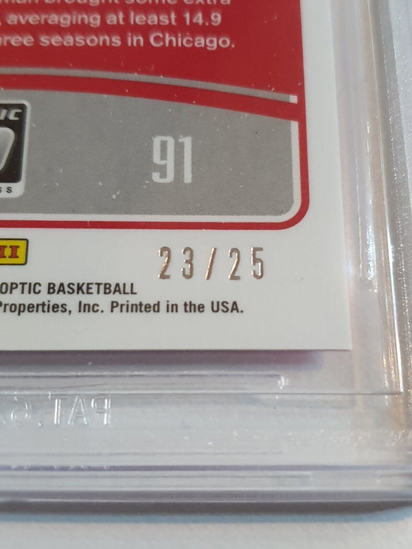 2016 Panini Optic Dennis Rodman #11 PINK /25 Holo Hall Kings - BGS 9.5 (POP 2)