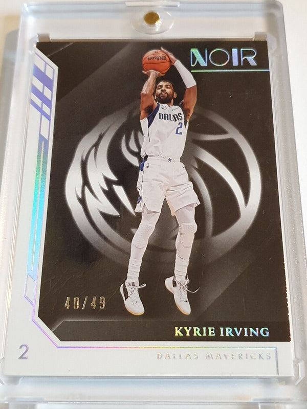 2022 Noir Kyrie Irving #20 HOLO SILVER /49 Association Edition - Corner Scratch