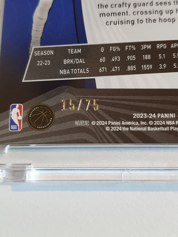 2023 Panini Revolution Kyrie Irving #23 SUNBURST /75 Holo - Ready to Grade