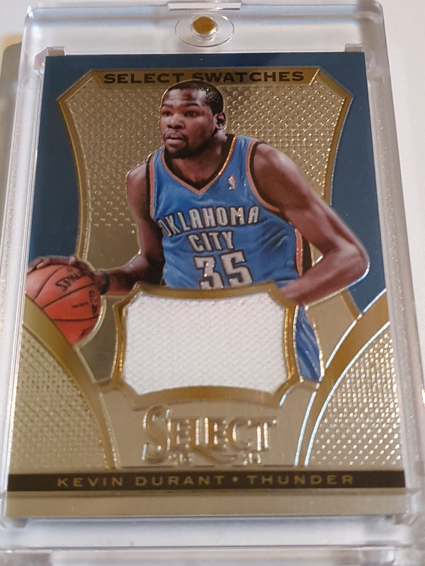 2013 Panini Select Kevin Durant #PATCH Game Worn Jersey - Ready to Grade