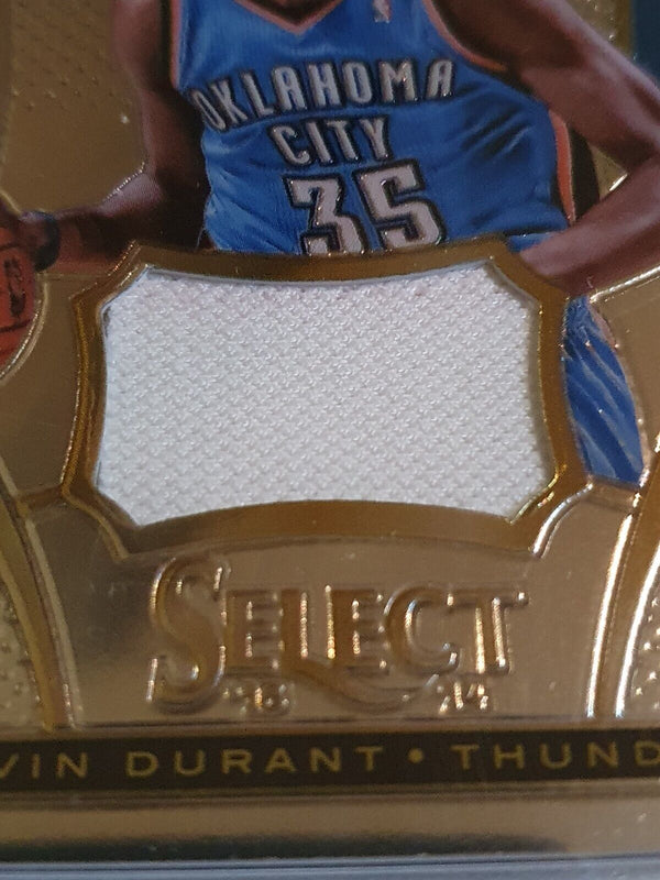 2013 Panini Select Kevin Durant #PATCH Game Worn Jersey - Ready to Grade