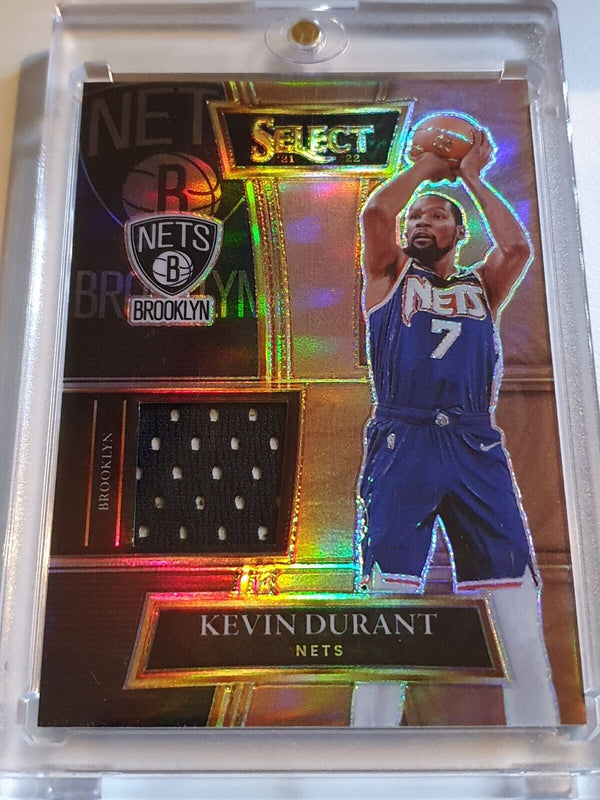 2021 Panini Select Kevin Durant #PATCH COPPER /49 Game Worn Jersey - Rare