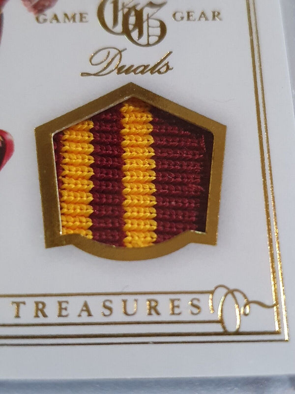 2013 National Treasures Kyrie Irving #PATCH PRIME /25 Game Worn Dual Jerseys