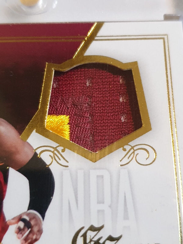 2013 National Treasures Kyrie Irving #PATCH PRIME /25 Game Worn Dual Jerseys