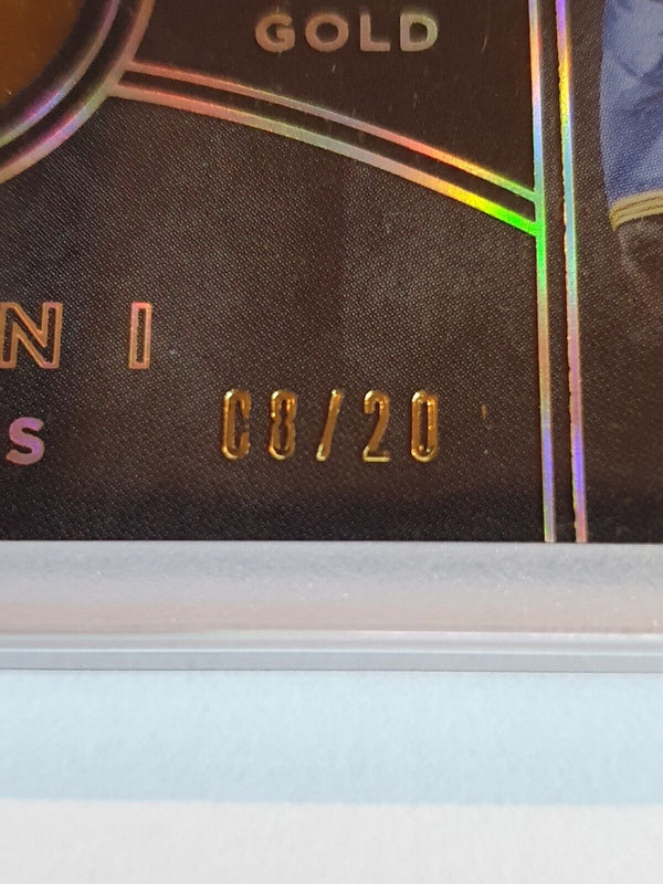 2015 Panini Black Gold Kyrie Irving GOLD DISCS /20 - Rare 14K Piece