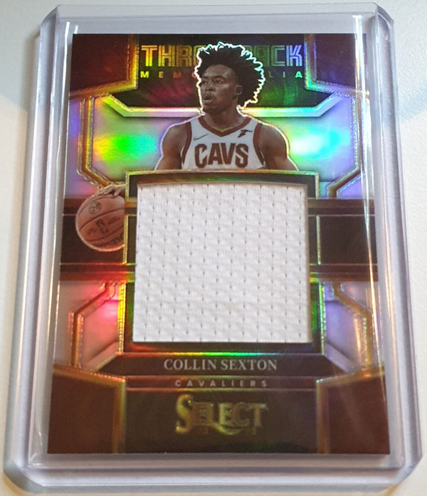 2022 Panini Select Collin Sexton #PATCH SILVER Game Worn Jersey - Rare