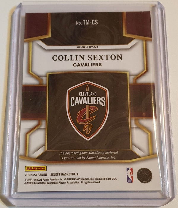 2022 Panini Select Collin Sexton #PATCH SILVER Game Worn Jersey - Rare