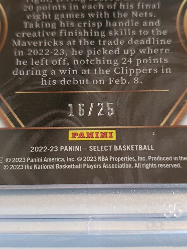 2022 Panini Select Kyrie Irving #130 BLUE DISCO /25 Holo - Ready to Grade