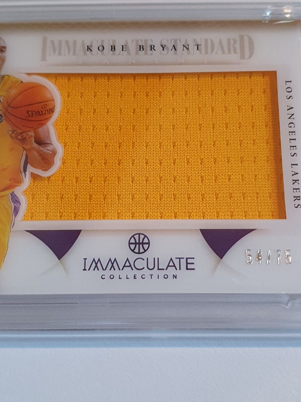 2012 Immaculate Kobe Bryant #PATCH /75 Jumbo Game Jersey - PSA 9 (POP 2)
