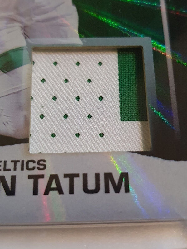 2021 Panini Jayson Tatum #PATCH /25 Game Worn 2 Color Jersey - Ready to Grade