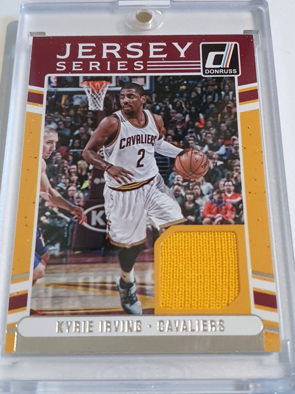 2016 Panini Donruss Kyrie Irving #PATCH Game Worn Jersey - Ready to Grade