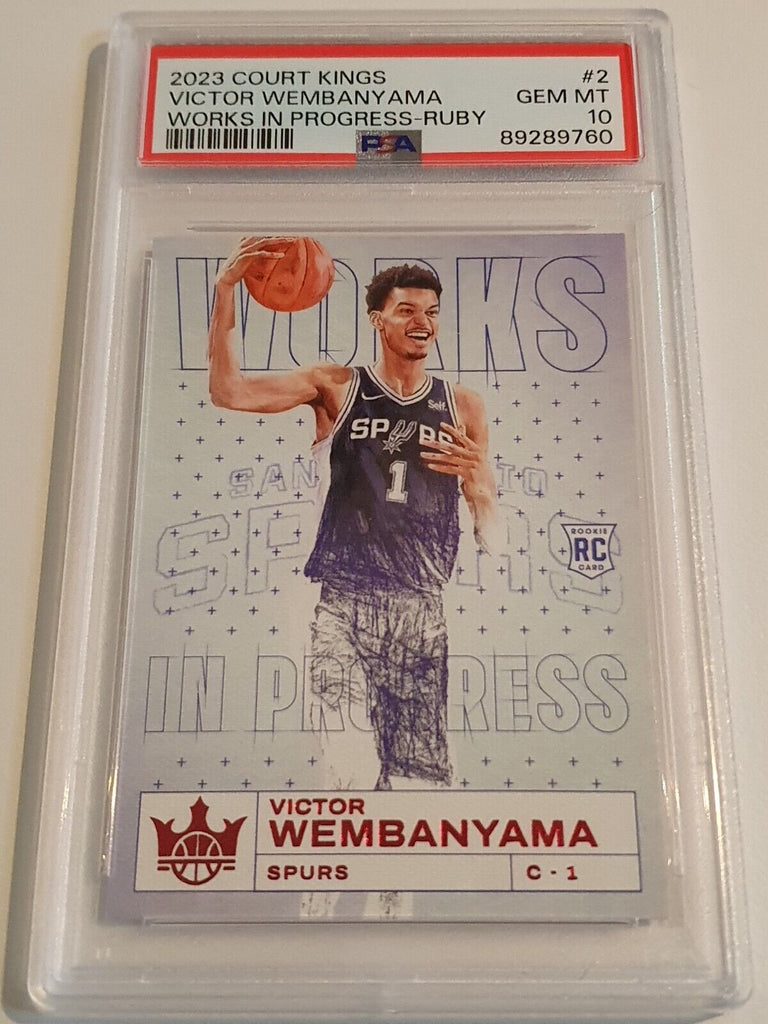 2023 Court Kings Victor Wembanyama Rookie #2 RUBY /149 Edition RC 
