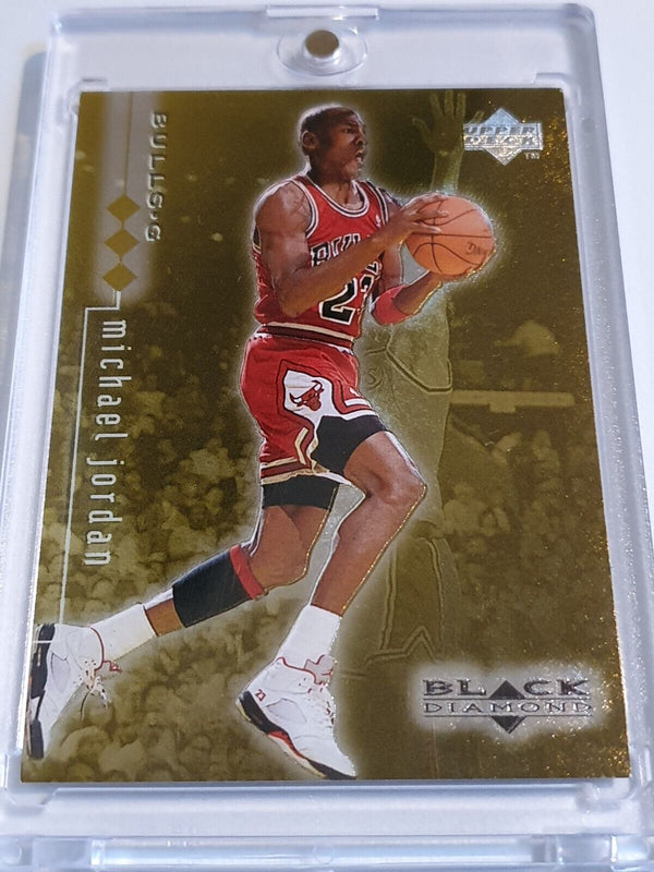 1998 Upper Deck Michael Jordan Black Diamond #6 TRIPLE GOLD /1500 - Rare