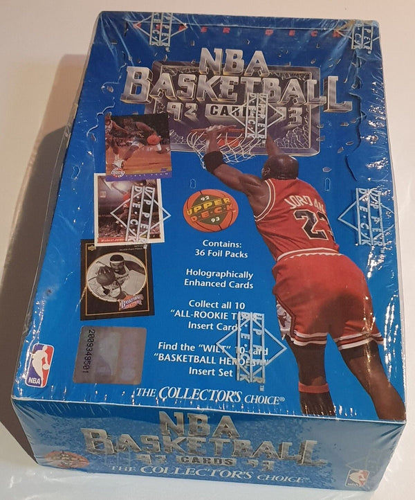 1992-93 Upper Deck NBA Basketball Low Series Box - Factory Sealed