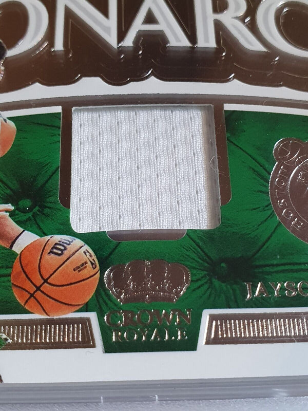 2022 Crown Royale Jayson Tatum #PATCH Game Worn Jersey - PSA 9 (POP 1)