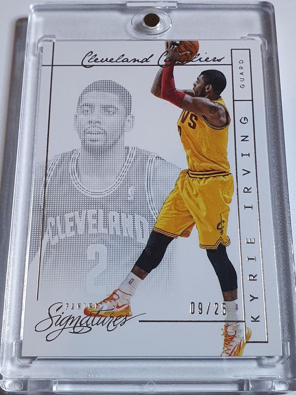 2013 Panini Signatures Kyrie Irving #37 SILVER Foil /25 Chase Veterans - Rare