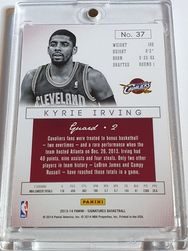 2013 Panini Signatures Kyrie Irving #37 SILVER Foil /25 Chase Veterans - Rare