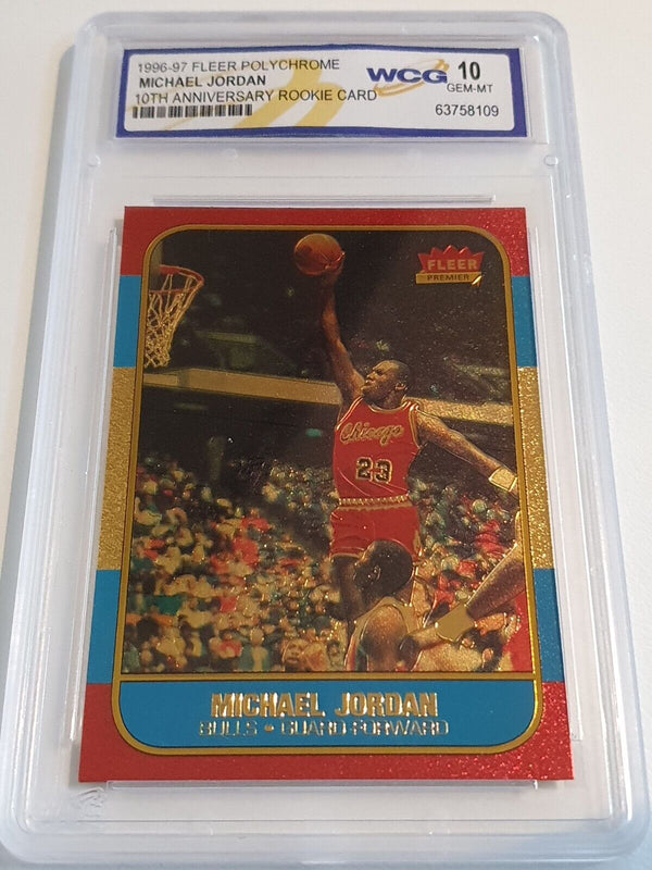 1996 fleer polychrome jordan