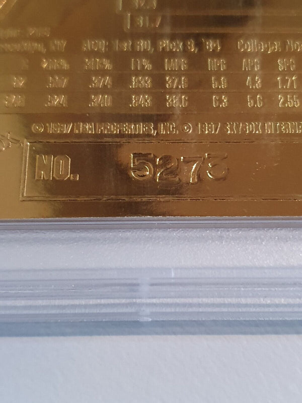 1997 Skybox Z-Force Michael Jordan 23K GOLD Bleachers - PSA 9 (Low POP)