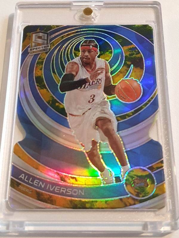 2022 Spectra Allen Iverson #26 UNIVERSAL /8 Prizm Die cut - Ready to Grade