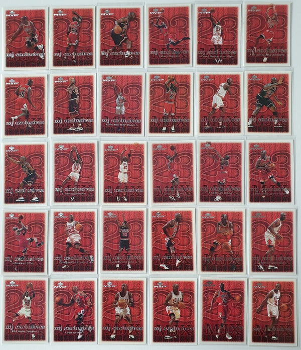 1999 Upper Deck MVP Michael Jordan Exclusives COMPLETE SET 30 Cards - Rare
