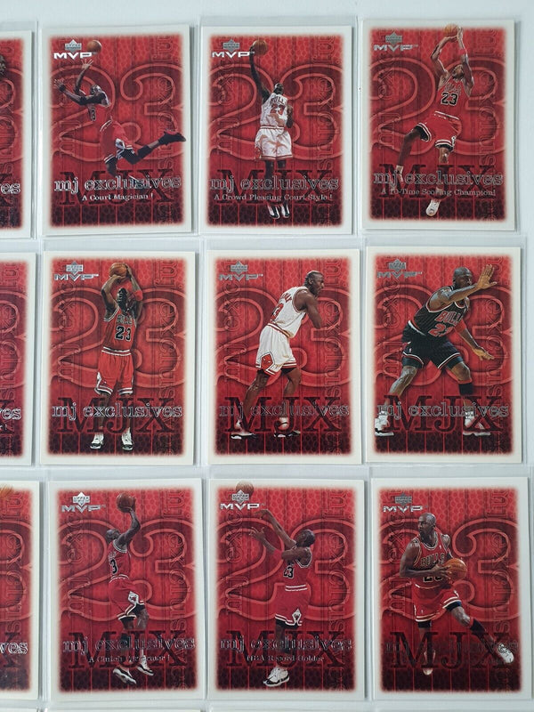 1999 Upper Deck MVP Michael Jordan Exclusives COMPLETE SET 30 Cards - Rare