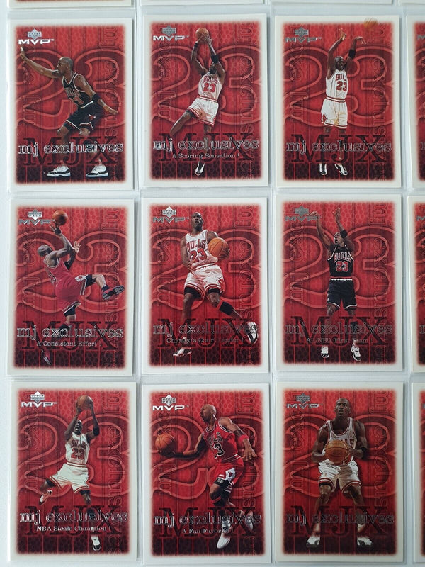 1999 Upper Deck MVP Michael Jordan Exclusives COMPLETE SET 30 Cards - Rare