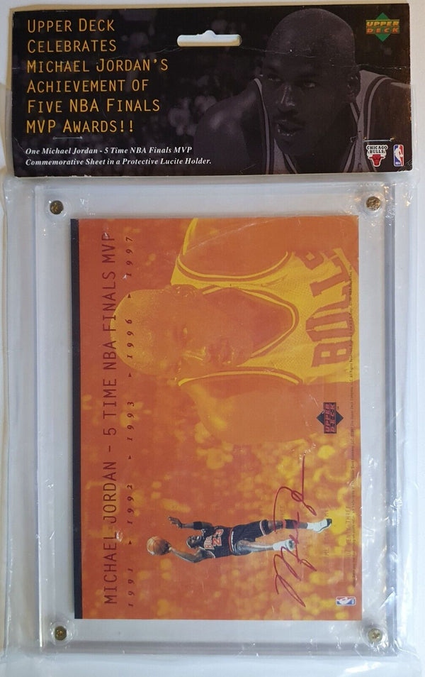 1997 Upper Deck Michael Jordan Jumbo Card 