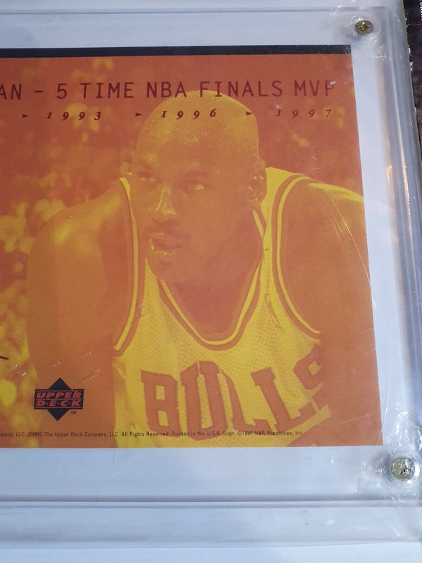 1997 Upper Deck Michael Jordan Jumbo Card 