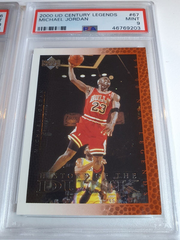 2000 Century Legends Michael Jordan History of the Dunk (Set of 5) - PSA 9 (All)