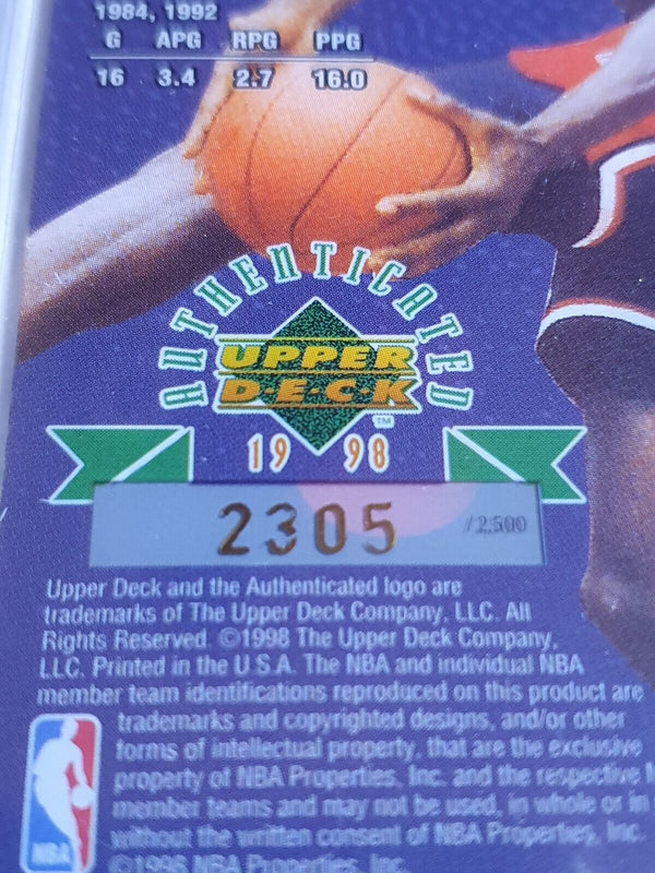 1998 Upper Deck Michael Jordan /2500 Jumbo Die-Cut 