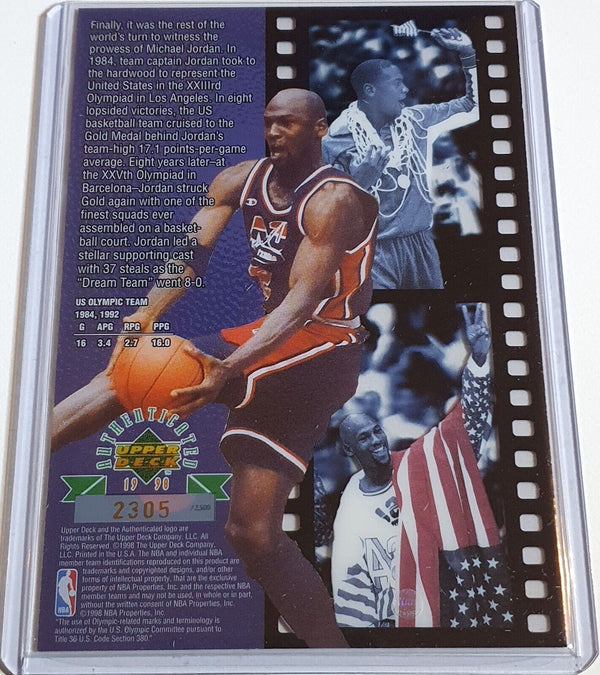 1998 Upper Deck Michael Jordan /2500 Jumbo Die-Cut 