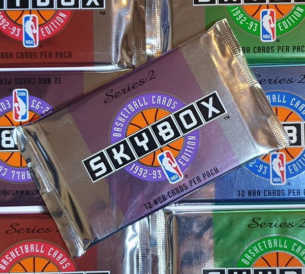 1992-93 Skybox Basketball Series 2 Sealed Pack - Factory Sealed Packs