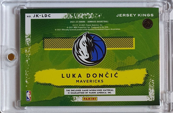 2021 Panini Donruss Luka Doncic #PATCH Game Worn Jersey - Ready to Grade