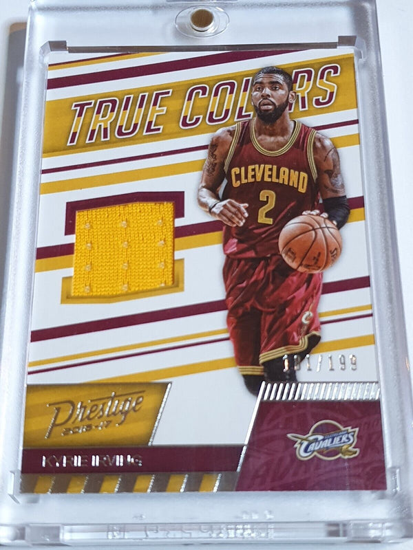 2016 Panini Prestige Kyrie Irving #PATCH /199 Game Worn Jersey - Rare