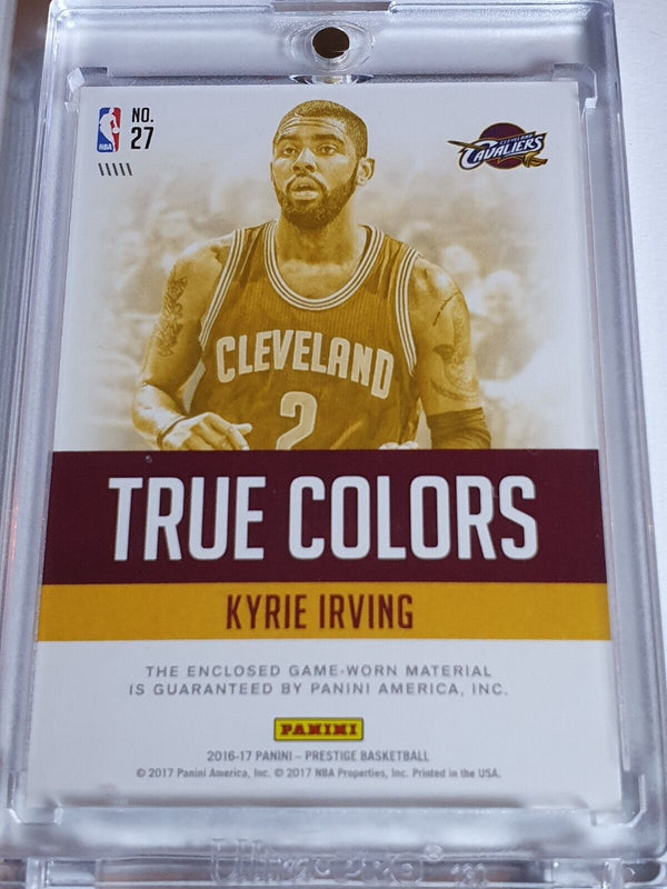 2016 Panini Prestige Kyrie Irving #PATCH /199 Game Worn Jersey - Rare